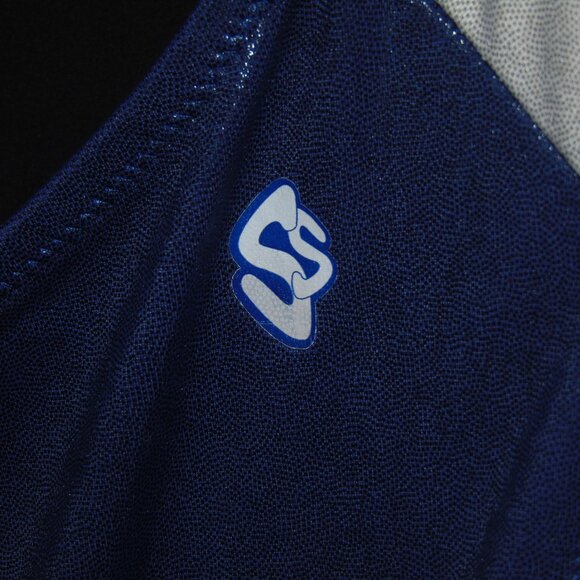 SS Blue and Silver Swimsuit 32 - Picture 4 of 7